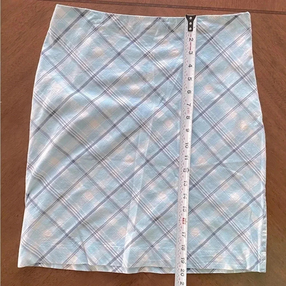 Brooks Brothers Stretch Cotton Classic‎ Preppy Sporty Skirt Blues Women’s 6 EUC - Picture 4 of 7